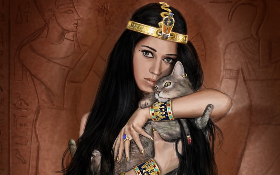 Кошки являлись символикой египтян