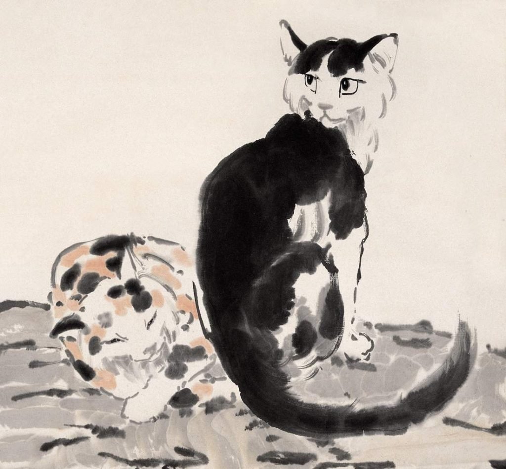 В Китае домашняя кошка известна примерно с VI века до н.э. 